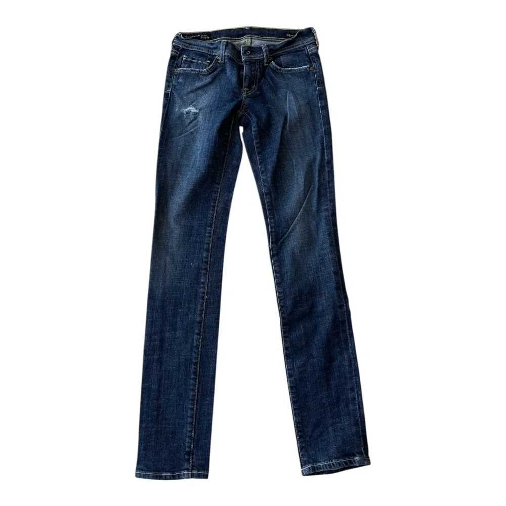 Size 25 Citizens of Humanity Jerome Dahan Skinny Leg Stretch Denim Blue Jeans - Picture 2 of 11